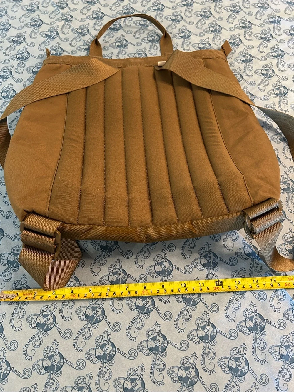 North Face Berkeley tote army green color